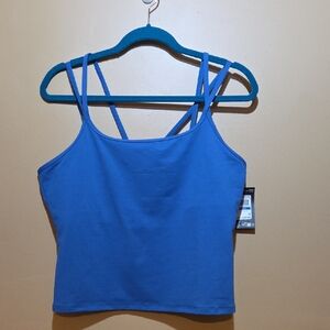 Under Armour Blue Motion Strappy Tank Top Size XL